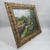 Vintage Original Oil Painting European Village Landscape Cottage Hollyhocks For Sale In Tampa - Image 6 of 14