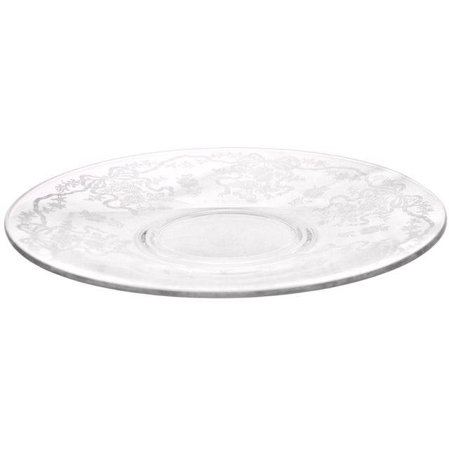 Early 20th Century Early 20th Century Fostoria Etched Glass Serveware - 2 PCS For Sale - Image 5 of 7