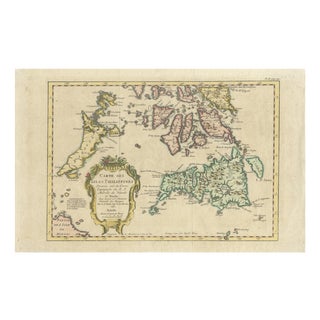 Map of the Philippine Islands, 1752 For Sale