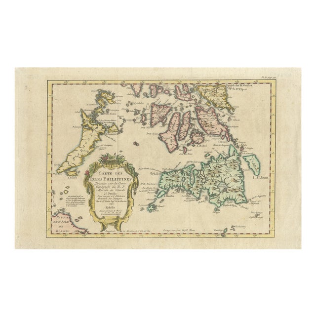 Map of the Philippine Islands, 1752 For Sale