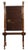 Olive Empire Floor Mirror in Walnut and Olive Wood, 19th Century For Sale - Image 8 of 9