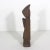 Wood Vintage Carved Wood Monk Sculpture Primitive Rustic With Patina For Sale - Image 7 of 8