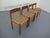 Brown Teak & Papercord Dining Chairs by Poul M. Volther for Frem Røjle, Denmark, 1960s, Set of 4 For Sale - Image 8 of 18