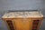 Wood 19th C French Louis XVI Style Walnut Vitrine Cabinet, Marble Top For Sale - Image 7 of 7