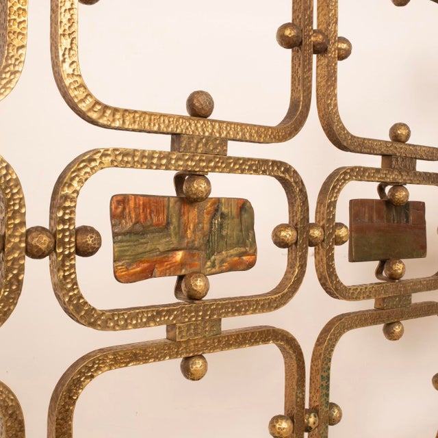 8605 Bed in Brass and Bronze by Osvaldo Borsani for Borsani Varedo, 1959 For Sale - Image 13 of 18