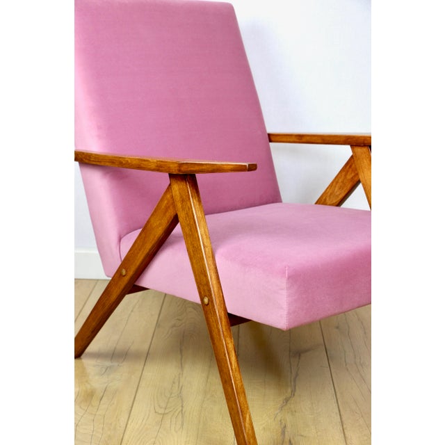 Vintage B-310 Var Lounge Chair with Pink Upholstery, 1970s For Sale - Image 3 of 11