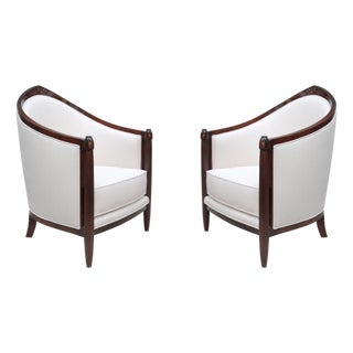 Fine Pair of Art Deco Bergères , France 1930's For Sale
