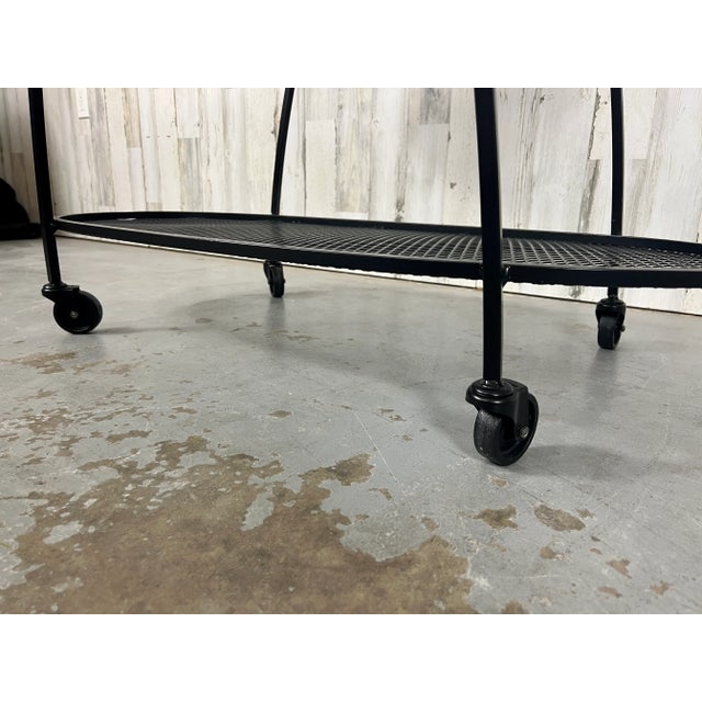 Vintage Modern "Woodard" Bar Cart For Sale - Image 10 of 12