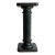 Vintage Italian Carved Black Marble Pedestal For Sale