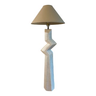 1980s Zig Zag Floor Lamp For Sale