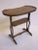 French Tiered Tray Table of Mahogany with Brass Gallery For Sale - Image 9 of 11