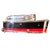 Mid-Century Sarome 'Cruiser' lighter, shaped like a Cruise ship, features a chrome body enameled red and yellow accents....