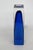 Mid 20th Century Cobalt Blue Glass Bud Vase Mid Century Modern Rectangular Murano Style 4922b For Sale - Image 5 of 12