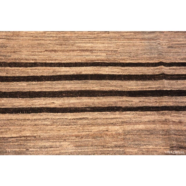 2020s Nazmiyal Collection Large Earthy Tones Luxurious Decorative Modern Rug For Sale - Image 5 of 7