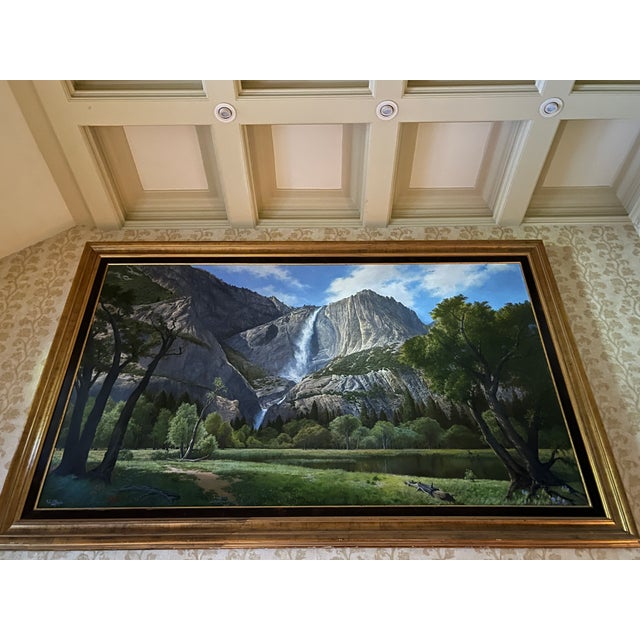 Realism Yosemite Splendor, Oil Painting by Wendell Brown For Sale - Image 3 of 7