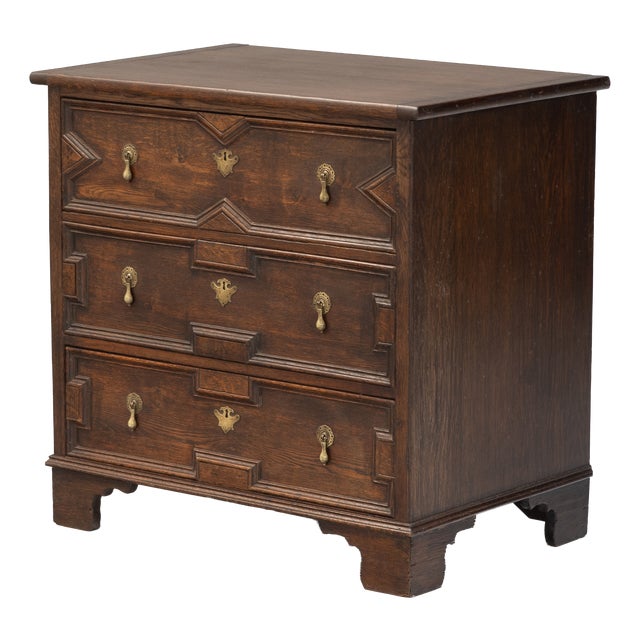 Jacobean Style Oak Chest, 1900 For Sale