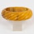 Art Deco Bakelite Carved Bracelet Bangle Butterscotch and Brown Marble For Sale - Image 3 of 4