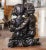 19th Century French Two-Tone Bronze Sculpture of Children Reading For Sale - Image 9 of 12