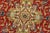 Textile Fine Qom Rug 3’4” X 4’11” Red Wool/Silk Traditional Hand-Knotted Carpet For Sale - Image 7 of 12