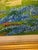 Mid-Century Modern Vintage 1974 Texas Bluebonnet Landscape Original Painting by l.b. Mackrell, Framed For Sale - Image 3 of 12