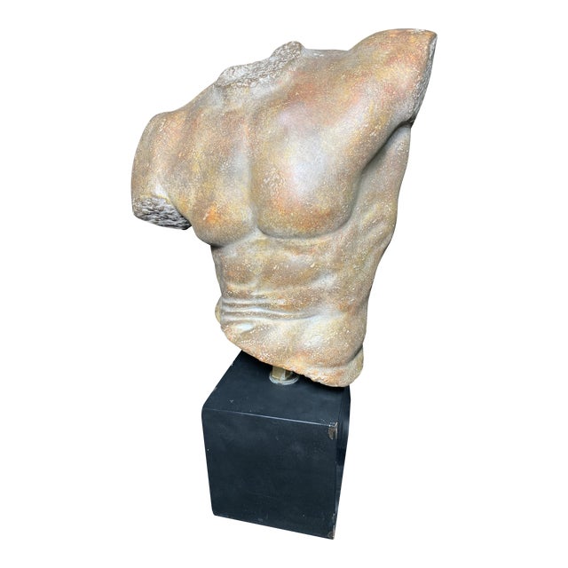 1990s Male Torso Bust Sculpture by Alva Sergey Eylanbekov Chairish