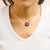 Haus of Brilliance Black Rhodium Plated Sterling Silver Diamond Accent Geometric Knot Pendant Necklace For Sale - Image 4 of 5