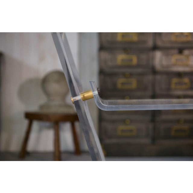 Polymethacrylate Console by David Lange, 1980s For Sale - Image 4 of 9