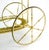 Brass Etched Glass Mid Century Modern Serving Bar Cart Wagon Style Wheels MINT For Sale - Image 11 of 14