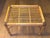 Traditional Vintage Rattan Bamboo Glass Top Table For Sale - Image 3 of 8