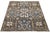 Modern Tulu Style Wool Area Rug – Geometric Tribal Motif in Earthy Brown & Cream For Sale In New York - Image 6 of 11