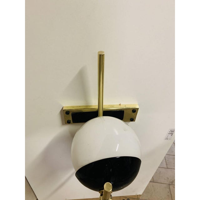 Art Deco Brass Wall Lamp, Rome, Italy, 1942 For Sale - Image 4 of 8