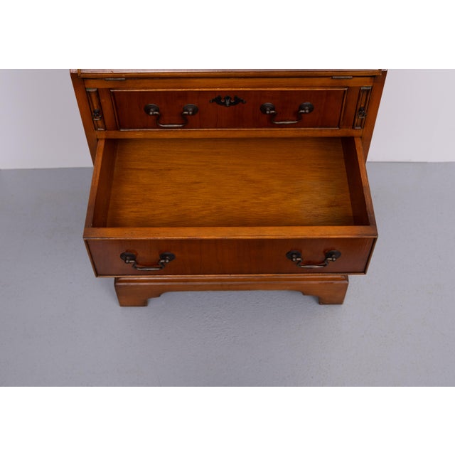 1960s Small Georgian Mahogany Secretary, 1960s For Sale - Image 5 of 12