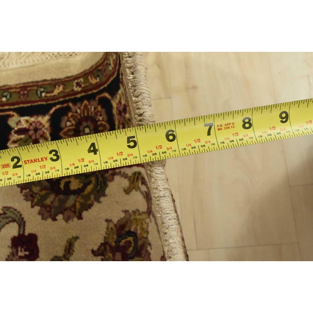 Agra Runner 4’1” X 11’10” Beige Wool Traditional Hand-Knotted Oriental Rug For Sale - Image 11 of 13