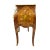 Antique Louis XV Style Wood and Brass Chest of Drawers with Marble Top For Sale - Image 4 of 9