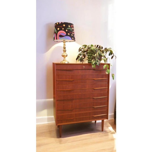 Vintage Danish Chest of Drawers in Teak with Decorative Handles from J.G. Møbler, 1960s For Sale - Image 13 of 17