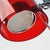 Vintage Red and Chrome Table Lamp, 1980s For Sale - Image 11 of 14
