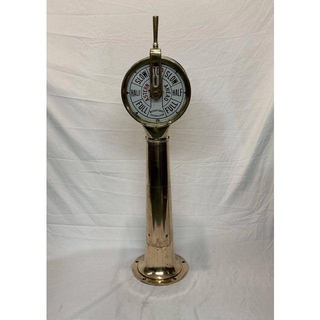 Rare Ships Engine Order Telegraph For Sale In Boston - Image 6 of 12