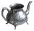 Metal Teapot with Floral Embossing For Sale
