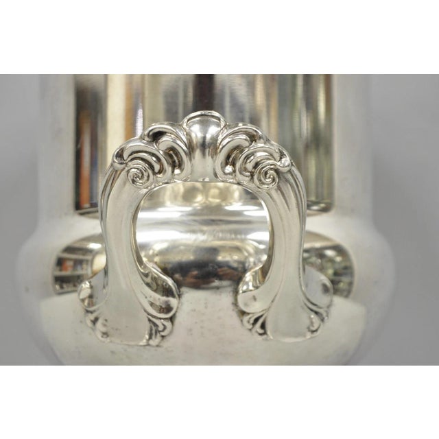 Vintage Leonard Silver Plated Trophy Cup Urn Champagne Chiller Bar Ice Bucket For Sale - Image 15 of 16