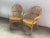 Set of Vintage Armchairs in Bamboo & Rattan, 1960s, in Good conditions. Designed 1960 to 1969