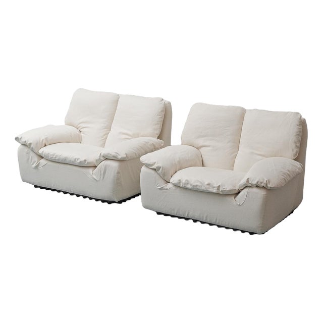 Vintage Bonheur Chairs by Ammannati and Vitelli for Brunati, 1970s, Set of 2 For Sale