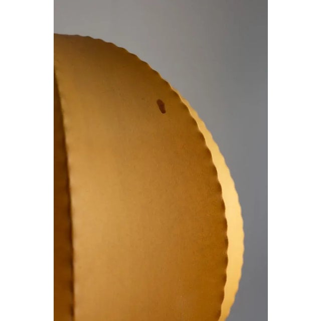 Goldenrod Large Cocoon Resin Lamp, 1960s For Sale - Image 8 of 13