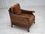 Danish Armchair in Velour and Carved Ash, 1930s For Sale - Image 10 of 18