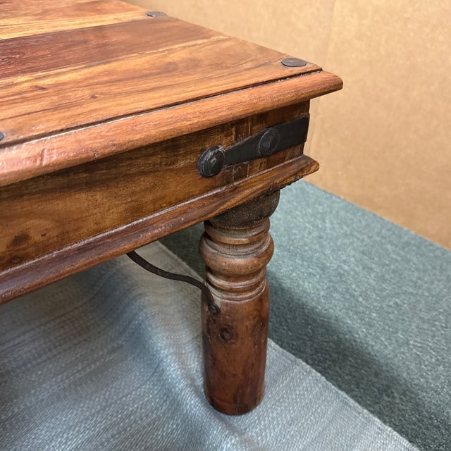 Early 20th Century Antique Spanish Revival Coffee Table For Sale - Image 5 of 12