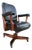 Antique Leather Desk Chair From the Sikes Company Inc. For Sale