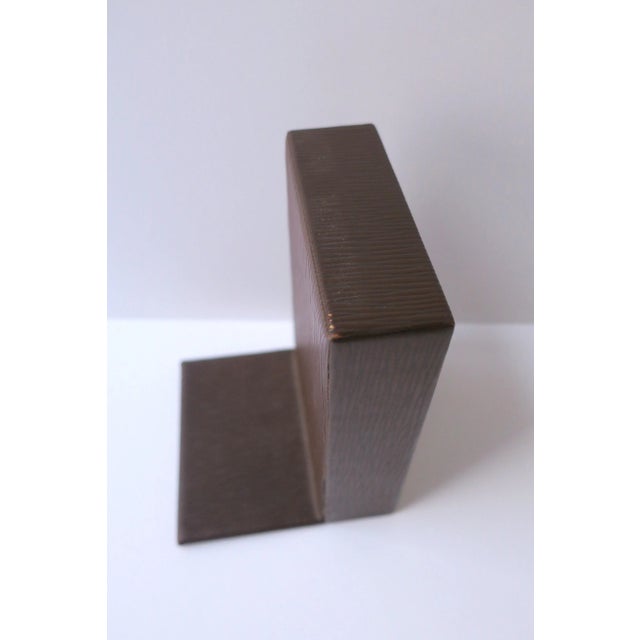 Leather Bookend Brown Epi After Louis Vuitton LV For Sale - Image 10 of 11