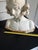 Late 20th Century Heavy Marble Sculpture of a Young Girl Bust 12"x12" - 33 Pound For Sale - Image 13 of 14
