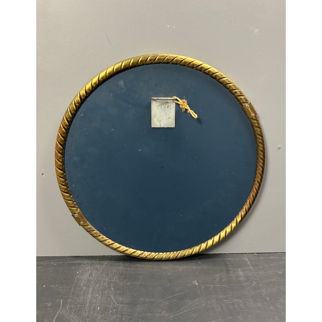 Mid-Century German Brass Rope Mirrors, 1970s, Set of 2 For Sale - Image 17 of 18