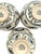 2020s Set of 6 Bat Trang Blue Vietnamese Stoneware Ceramic With Hand Painted Floral Motif For Sale - Image 5 of 8