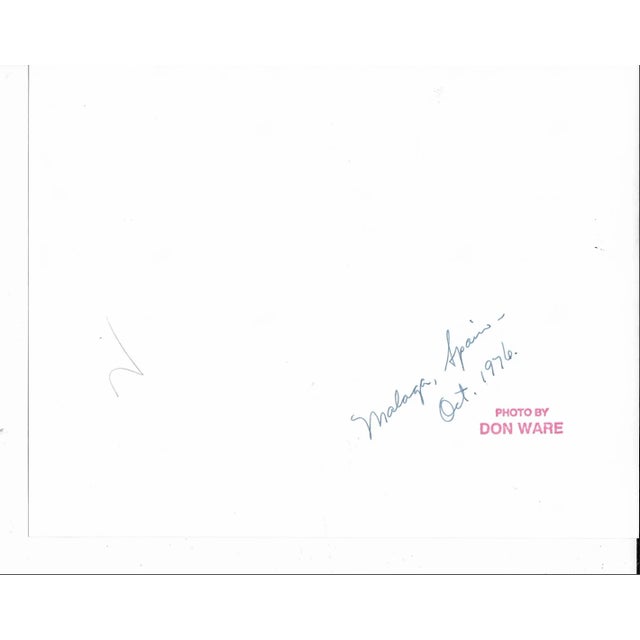 1976 black and white photo by Los Angeles, California photographer Don Ware of a Plaza de la Constitucion looking toward...